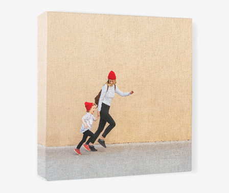 Wandbild als Leinwand