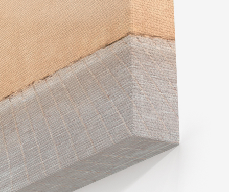 Nahaufnahme eines Leinwand-Wandbilds